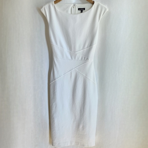 🇨🇦 Le Chateau White Bodycon Dress - Picture 13 of 13